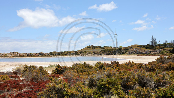 Salt Lakes at Rottnest Island